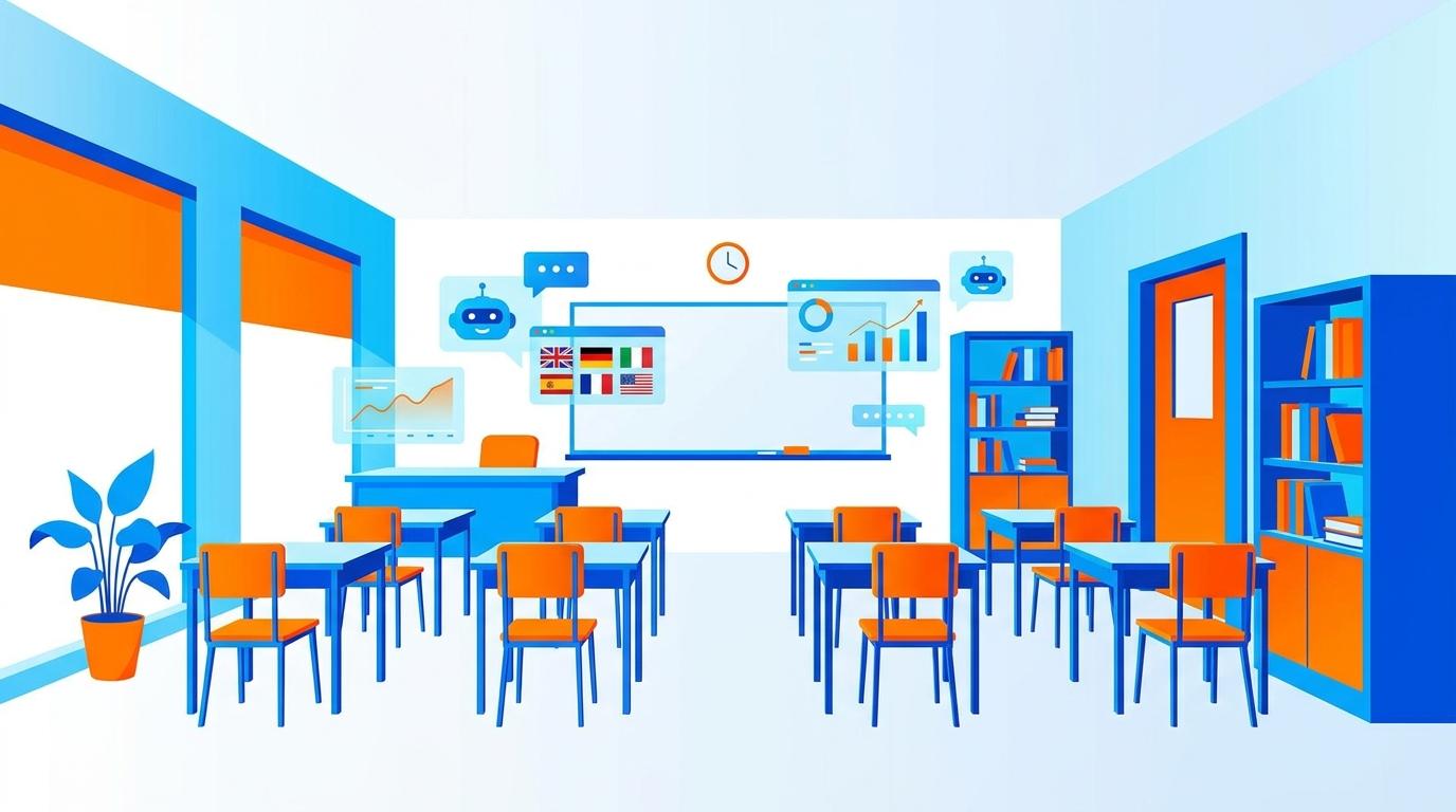 IA para Escolas de Idiomas: Automatize Matrículas, Retenção e Prática em 2026